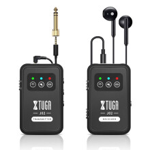XTUGA 2.4G Wireless in-Ear Monitor System - Professional Audio Gear for Studio, Band Rehearsals, Compact Monitoring Solution