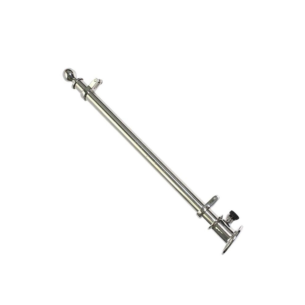 18'' Boat Marine Yacht 316 Grade Stainless Steel Polished Deck Flag Pole Marine-Grade Hardware 6033511130502