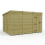 12 x 10 Pent Shed Tanalised (Single Door, No Windows) 2