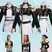 (120, A) K-Pop Demon Hunters Costume Wig Rumi Mira Zoey Cosplay Fancy Dress Costume