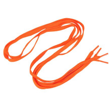 Trainers Replacement 8mm Wide Orange Flat String Shoelace Pair