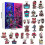 (E) Hazbin Hotel Theme Christmas Countdown Calendar Gift Box Christmas Tree Decor 1