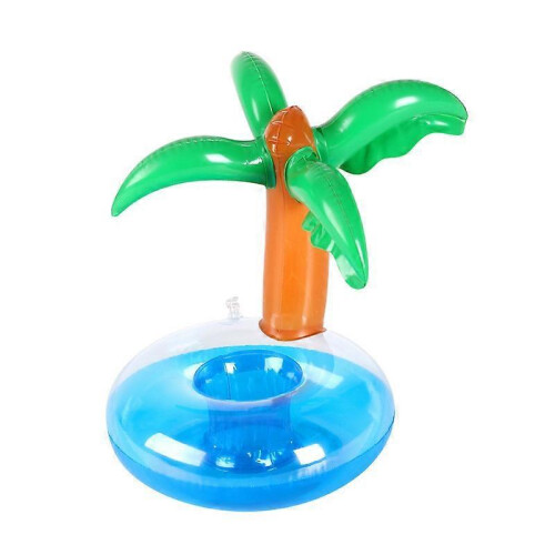(Tree) 2pcs Inflatable Drink Holders Drink Floats Inflatable Cup Coasters