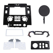 7 Inch Double Din Stereo Dash Kit for Land Rover Defender 2007-2016 Car Fascia Radio Panel Fascia Plate Console Bezel