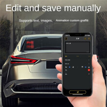 LED Pixel Display APP Control Full Color 32X32 Programmable LED Display Car Rear Window