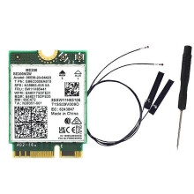 WIFI 7 BE200 WiFi Card+Antenna BT 5.4 Network Adapter for Win10/11