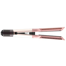 (Eu plug) Hair Straightener Negative Ion Airflow Hair Straightener Dryer 2-In-1 Hair HAirstrait Drying Air Styler Straightener(US)