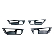 Car Chrome Interior Mouldings Inner Door Handle Bowl Panel Cover Trim for Harrier 2021