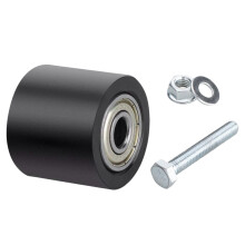 8Mm Preto Corrente Roldana Roldana Slider Tensionador Roda Guia Apto para Bicicleta ATV Motocicleta Baja