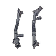 2PCS Crankcase Vent Hose Left&Right For-BMW 550I 650I 750I 750Li B7 X5 X6 N63 11157646086 11157646087