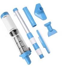 Aspiratore Portatile Senza Fili per Piscine, Vasche da Bagno e Piscine di Piccole Dimensioni, con Forte Aspirazione per La Rimozione di Sabbia e