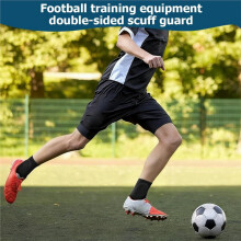 1 Pair Ankle Guard Football Dual-Sided Protective Ankle Support Sleeves for Soccer Sports, Men Women Kids S