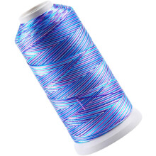 3-Strand Ice Silk Thread Tassel Wire Gradient Sewing Cord for Jewelry Making and Macrame Crafts in