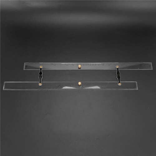 6X Marine Ruler Parallel Ruler Nautical Charts Parallel Ruler Mapping Points to Pull Parallel Ruler 600MM 1