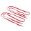 Lacets des Chaussures a plates rouge 5