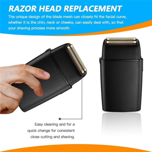 Replacement Shaver Foil Double Foil  for  PRO FXRF2G  Men'S Trimmer Blade Net Silver 2