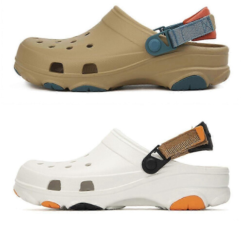 Unisex utomhusstrandträskor stängda sandaler halkfria vardagsskor 2