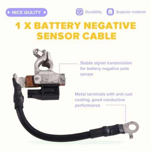 Battery Negative Sensor Cable 37180-0U100 371800U100 for  VERNA 2010-2017 2