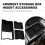 Car Center Console Armrest Double-Layer Tray Organizer Armrest Storage Box Insert Accessories for  RAV4 2026 3