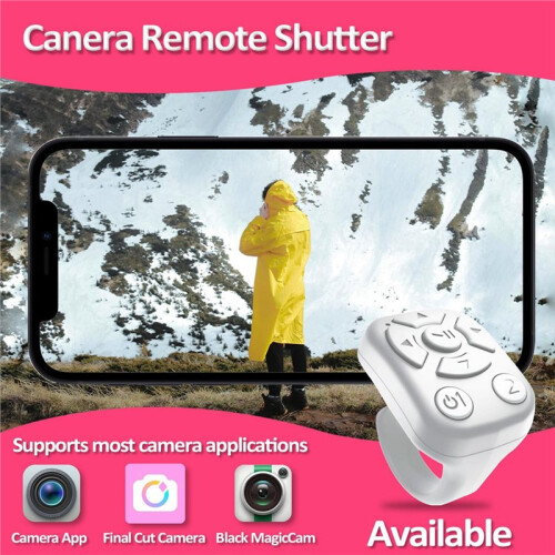 Scrolling , Remote for TikTok Clips & Tunes, for  Fingertip  Controller, with Camera Shutter 1