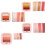 Novo Gradient Eyeshadow Palette Waterproof Long Lasting Eyeshadow Powder Eyeshadow,6# Wine Red System 7