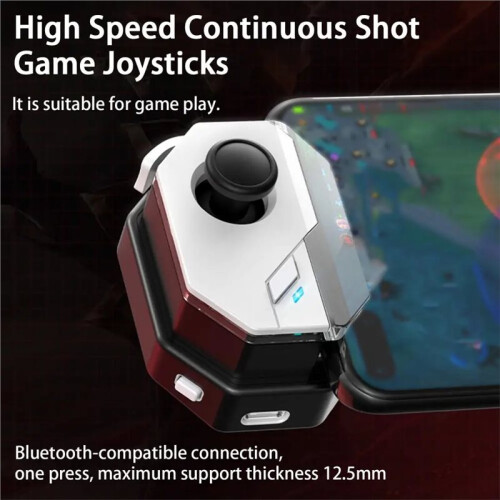 Mobile Game Joystick MB02 Game Controller Wireless One Click Combo Shadow Button Intelligent Pressure Gun Phone Tablet 1