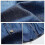 (XL, blue) Men's Short Sleeve Denim Work Shirt 3