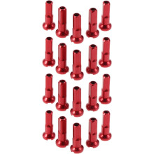 20pcs Red Aluminum Alloy Bike Spoke Caps Lightweight Spoke Nipple Replacement Accessories