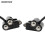 (Black) 1'' 25mm Handlebar Switch Push Button Turn Signal Horn Start Kill Aluminum Switch Housing Metal Button Motorcycle Modified 1
