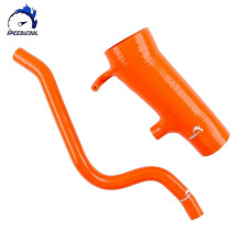 (Orange) For 1999-2004 Land Rover Discovery 2 TD5 Silicone Intake Inlet Boost Hose Turbo To Air Box Tube