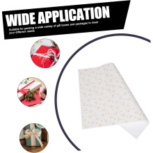 5 Sheets Bee Design Wrapping Paper Floral Packaging Paper for Diy for Flower