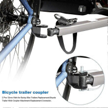 2 Pcs 12mm Hitch for Burley Bike Trailers Replacement-bicycle Trailer Hitch Coupler Attachment-repl