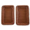 2 Pcs Rectangular Basket for Table Or Counter Display for Bread,fruits And Vegetables Wicker Basket 1