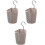 Small Hanging Basket Space Saving Hanging Organizer- Household 1