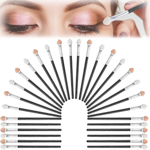 30pcs Eyeshadow Applicators, Sponge Eyeshadow Brushes, Eye Shadow Brush