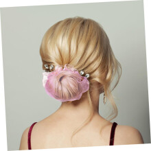 10pcs Pink Invisible Hair Bun Nets for Women Ballet Dance Hair Covers Elastic Wraps for Secure Updo and Care