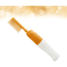 Hair Dye Bottle Comb Teeth Portable Hair Coloring Bottle Applicator Scale Press Function for Home Salon Use