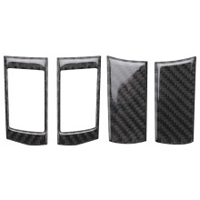 Carbon Fiber Sticker for  Challenger 2008-2010 Steering Wheel Button Accent Modified Trim Cover Interior
