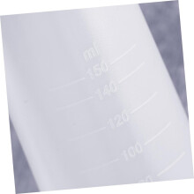 2pcs Refillable Plastic Hair Dye Bottles Large Capacity Spray Shampoo Pots for Salon Home Hairdressing Cleaning Tools White