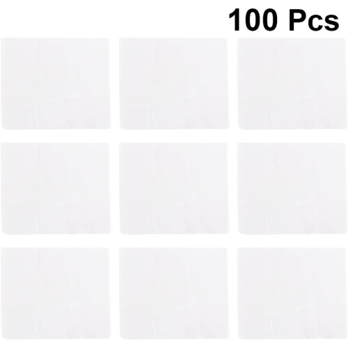 100pcs Disposable Thickened Cotton Face Gauze Mask White