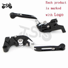 (L) Laser Logo(Z1000) Motorcycle CNC Folding Adjustable Brake Clutch Levers For kawasaki Z1000 Z 1000 2003 2004 2005 2006