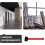 Wall-Mounted Retractable Barrier Belt Black Plastic Housing 2m, Safety Caution Retractable Strap 1