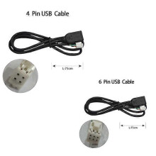 (USB cable) 6/10/15/20M Video Cable For Car Rear View Camera Universal RCA For Connecting Reverse Camera With Car Multimedia Monitor