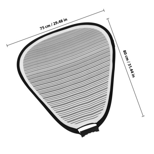 Car Dent Detection Board Triangle Striped Foldable Reflector Panel Dent Fix Tool for Vehicle Door Scratch 2
