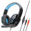 Gaming Headset-Soyto SY733MV,PC Compatible,Black Blue 1