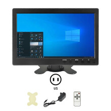 (101-US-NC) BINWEI 10.1 Inch Hdmi Car Monitor for Computer mini TV Monitor for PC with VGA Backup Camera Display Screen Home Security System