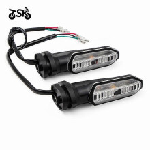 (3-wire white) LED Turn Signal Indicator Light For HONDA CB500X CB400X CB500F CB400F CBR400R CBR500R Blinker Lamp Universal connector