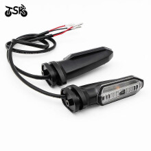 (2-wire white) LED Turn Signal Indicator Light For HONDA CB500X CB400X CB500F CB400F CBR400R CBR500R Blinker Lamp Universal connector