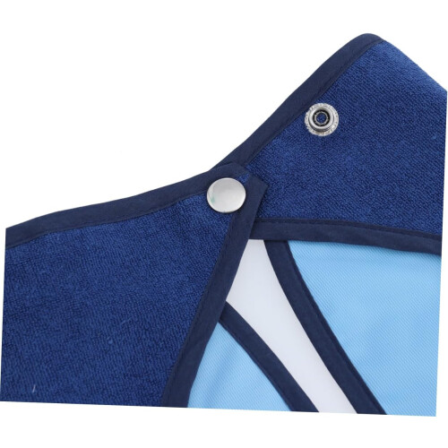 Solid Bib Double Layer Machine Washable for Adults Mealtime Clothing Protector for Dining at Home Restaurants 1
