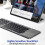 Ultra-Thin Foldable Wireless Keyboard, Honor X30i Compatible, Portable Bluetooth Keyboard with Touchpad Mouse 3